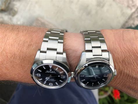 rolex explorer vs seiko sarb033|seiko sarb033 dimensions.